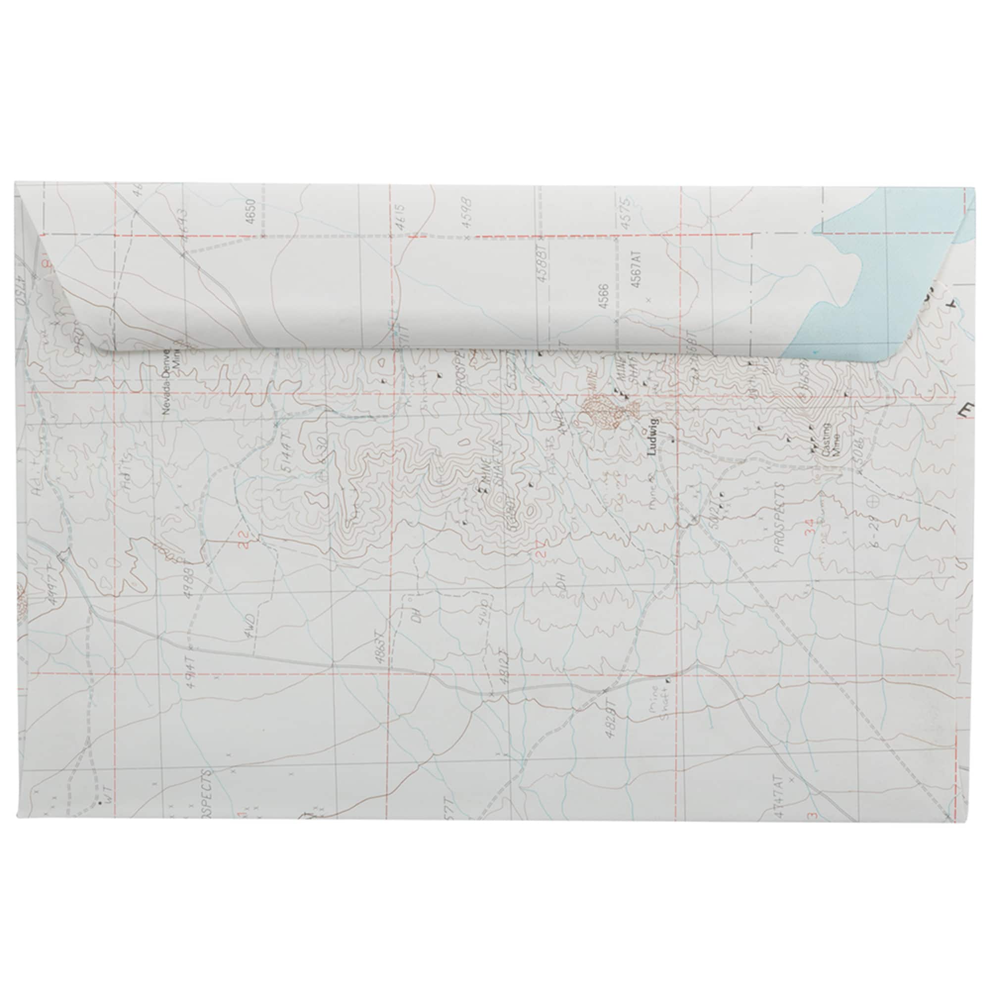 JAM Paper 6" x 9" Cartography Map Envelopes, 25ct.